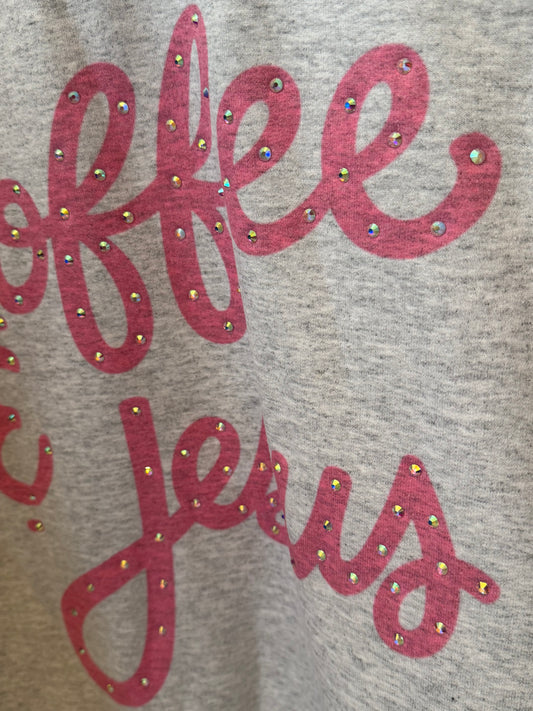 Coffee & Jesus IN STOCK - Jerzees Nublend
