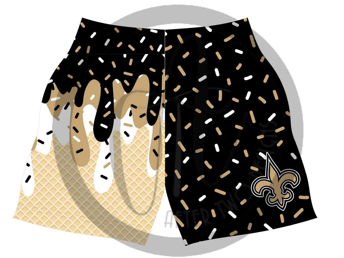Saints Drip Shorts PRE-ORDER