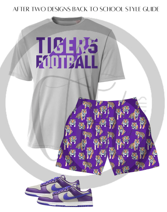 Tigers Football DriFit Purple/Purple