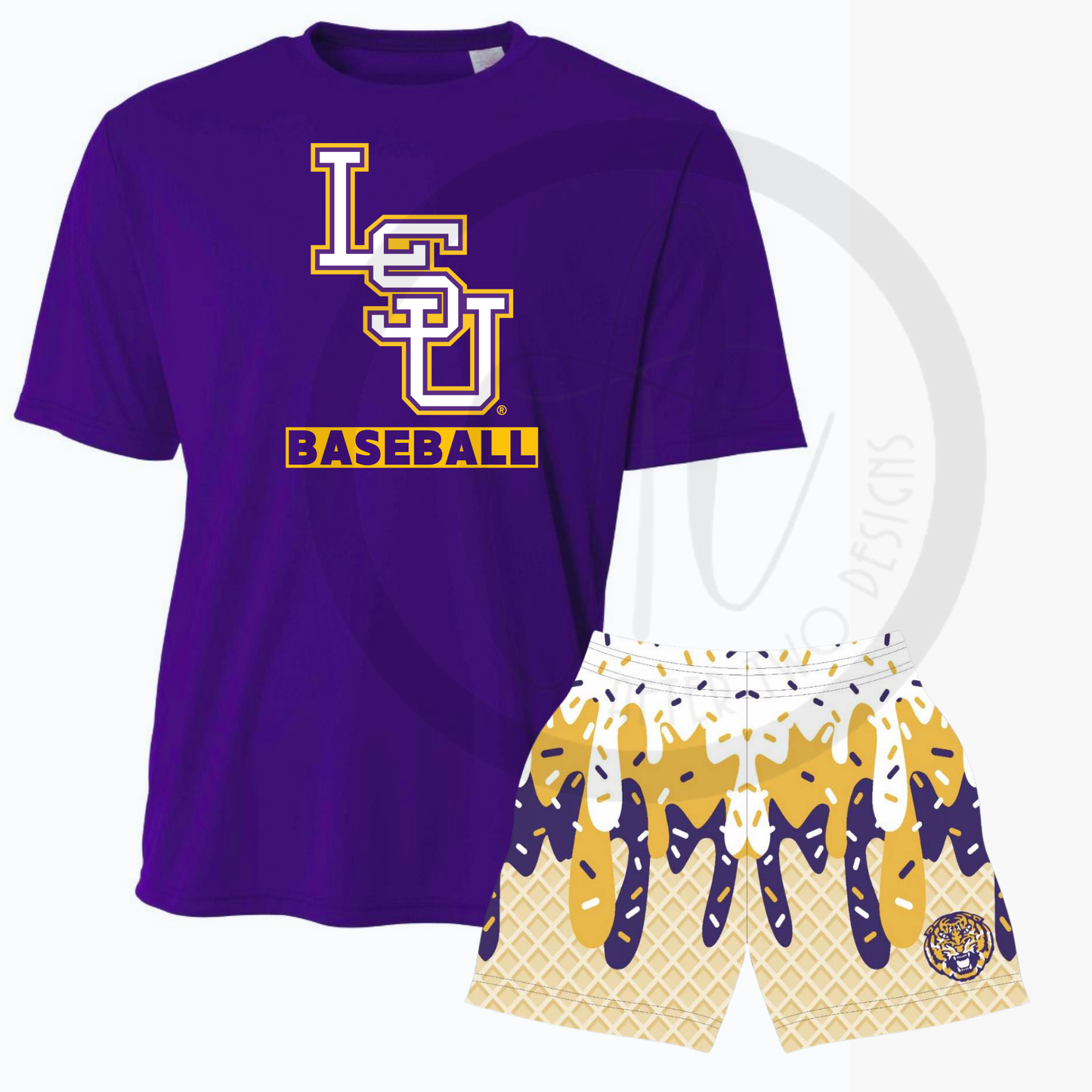 LSU Baseball- A4 Dri-Fit Tee