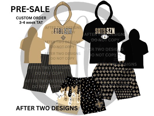 Black & Gold Pinstripe Athletic IN STOCK