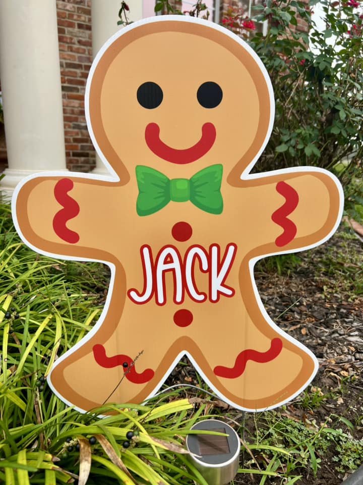 Ginger Boy Yard Sign