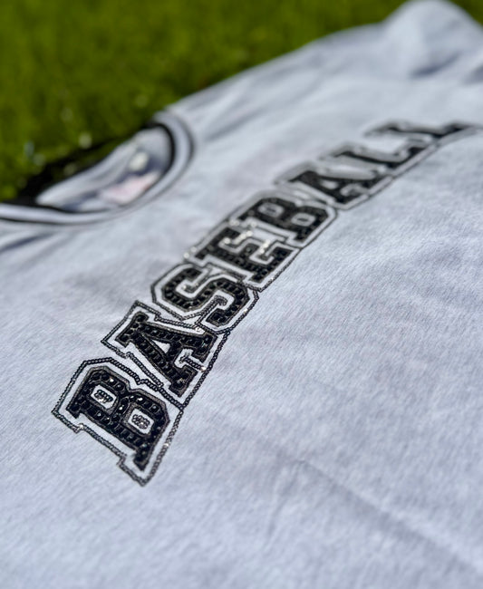 Baseball Stone Boxy IN STOCK
