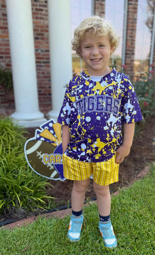 Tigers Splatter Tee - IN STOCK - size down