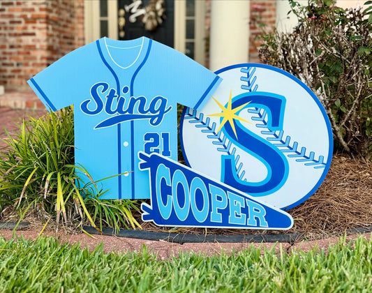 Front JERSEY Yard Sign