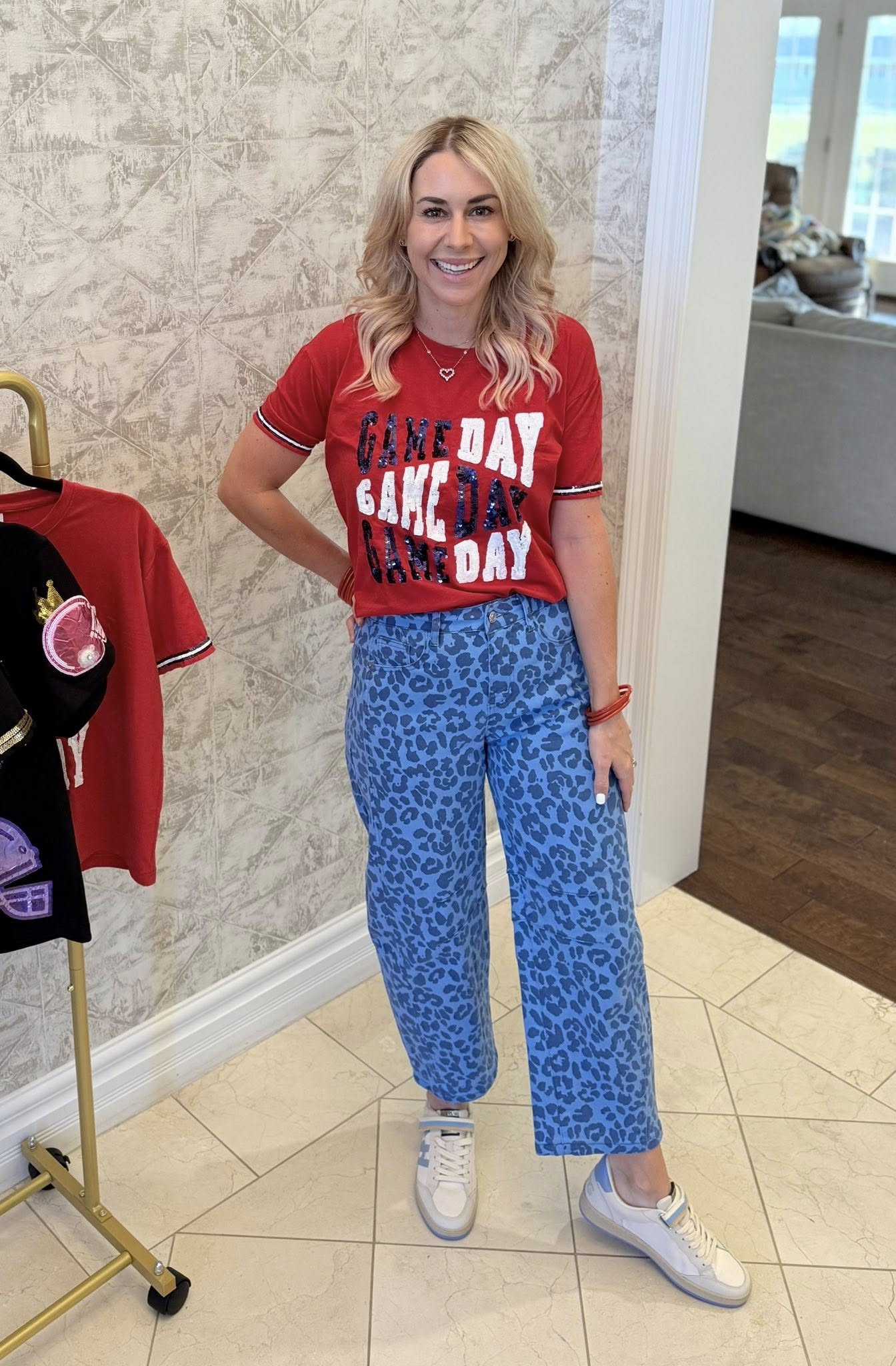 Red + NAVY Game Day - IN STOCK!