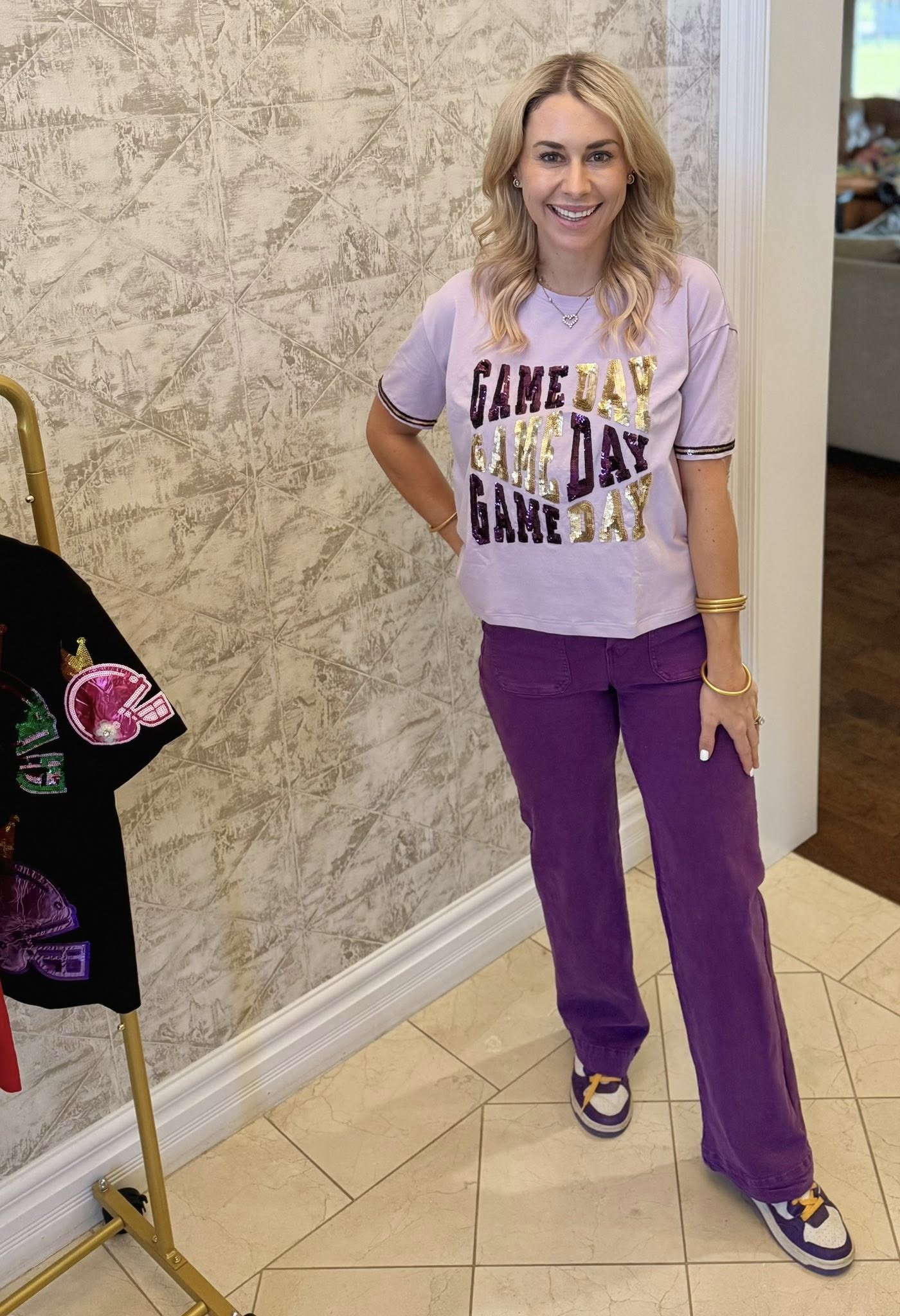 Purple & Gold GAME DAY - IN STOCK