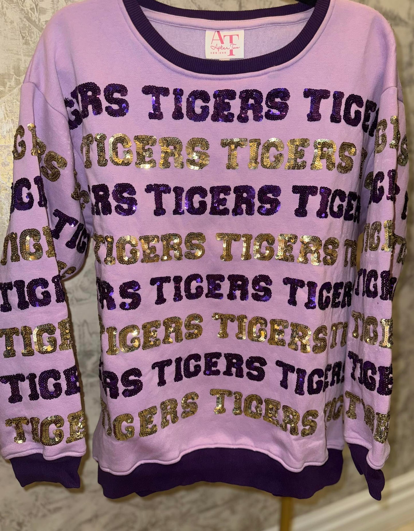 Tigers Sequin Sweatshirt IN STOCK