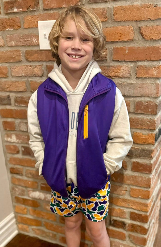 Purple & Gold Vest IN STOCK