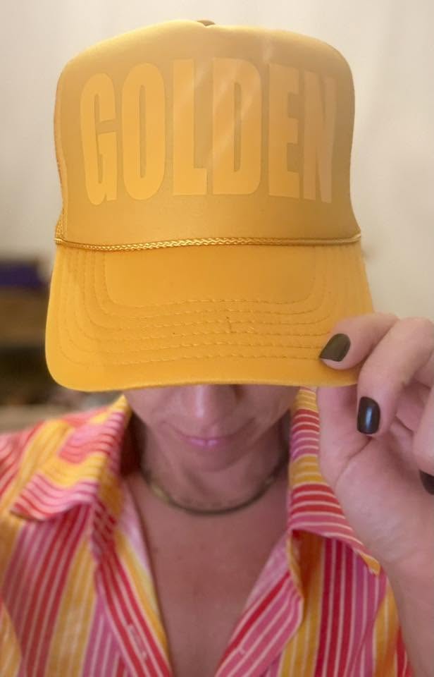 GOLDEN hat vinyl gold > IN STOCK