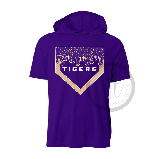 Tigers Block Hooded - A4 Dri-Fit IN STOCK