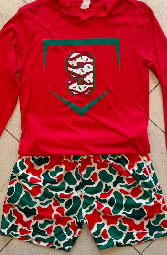 Christmas Camo Shorts IN STOCK