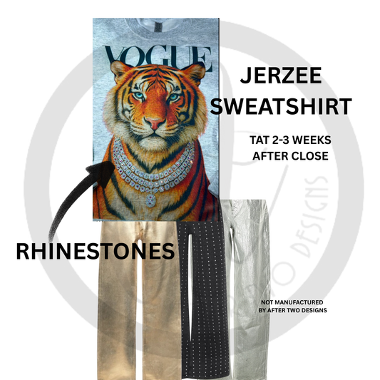 Tiger Vogue Stone Sweatshirt Jerzees - IN STOCK