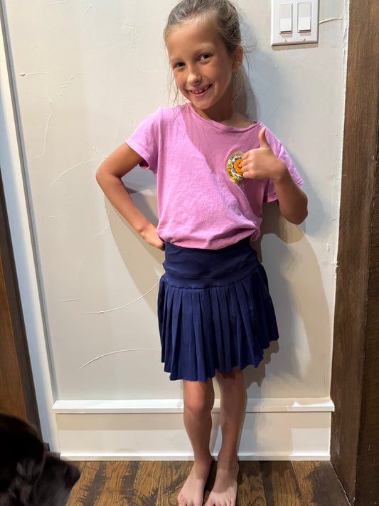 Khaki Pleated Long Skirt PREORDER