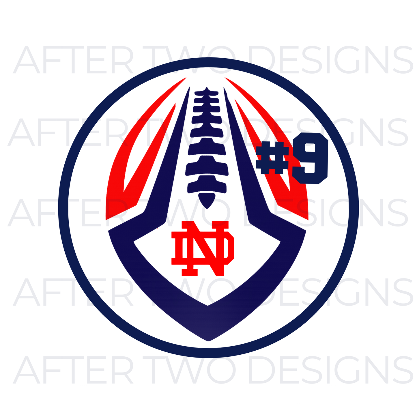 Football Fan Front and Back