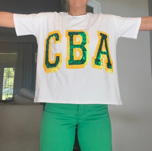 CBA Sequin Tee IN STOCK