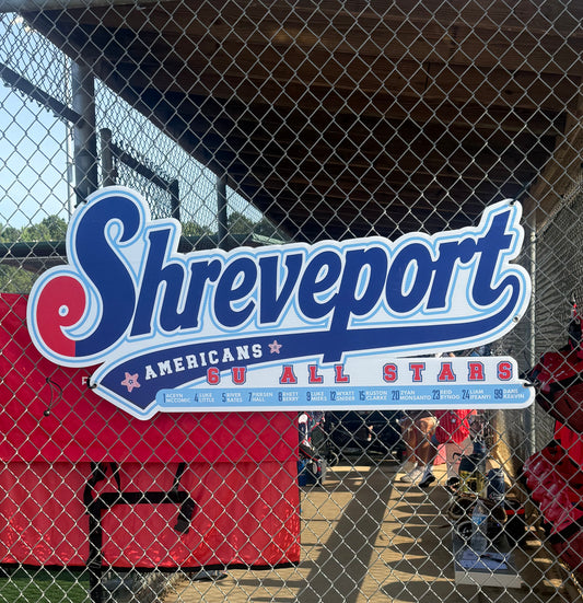 Team Name+Logo Dugout Sign - MTO
