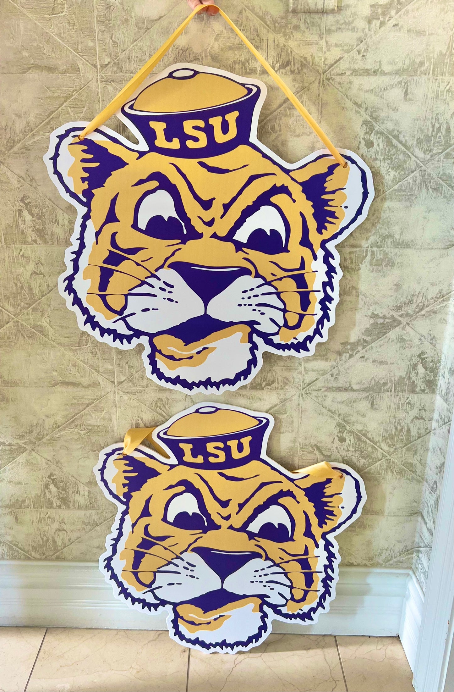LSU Door Hanger