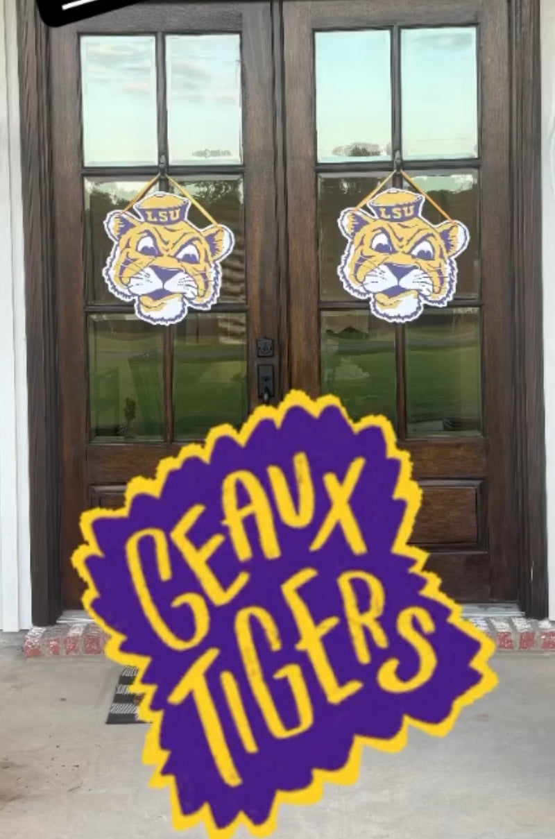 LSU Door Hanger