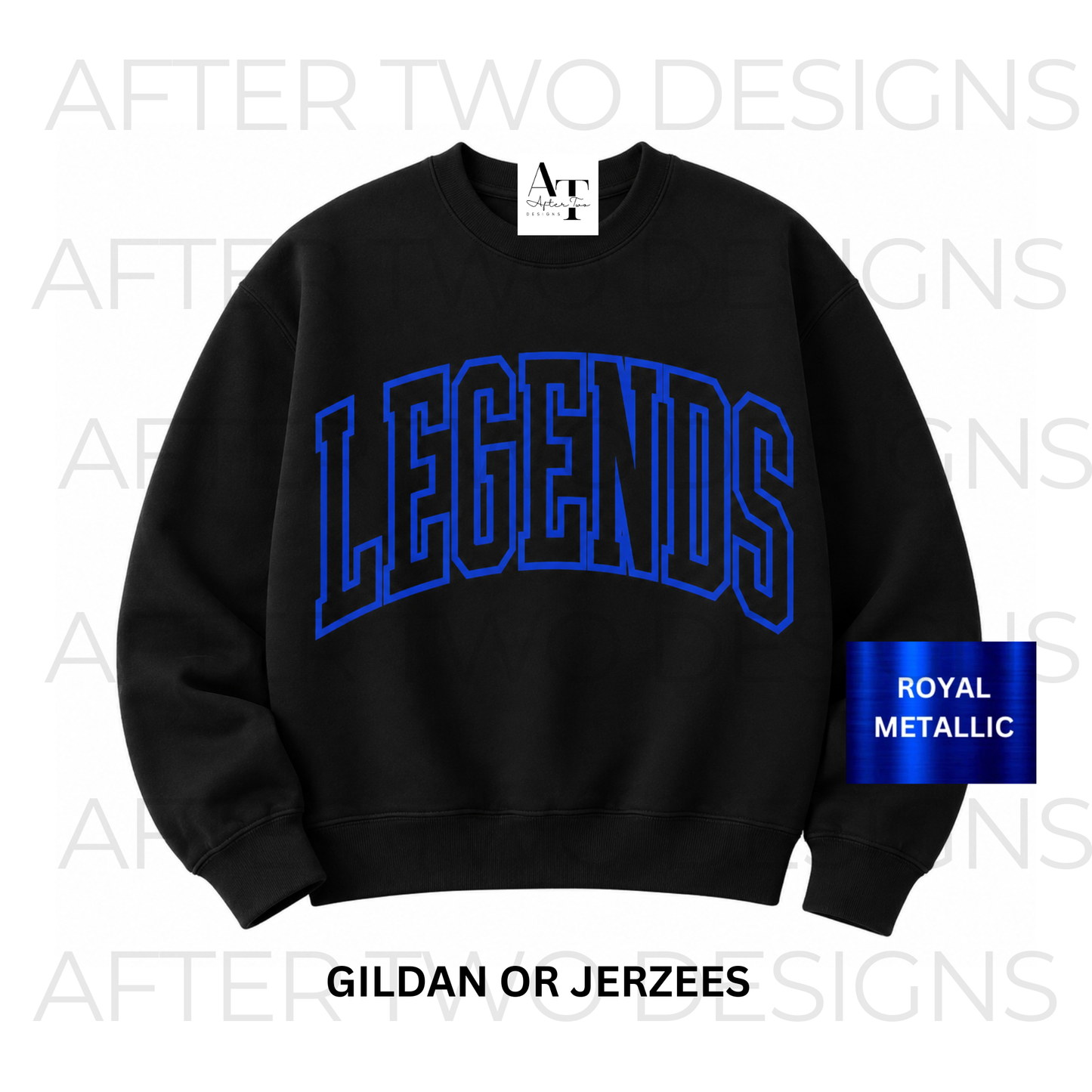 Metallic LEGENDS Softball Sweatshirt - PRESALE
