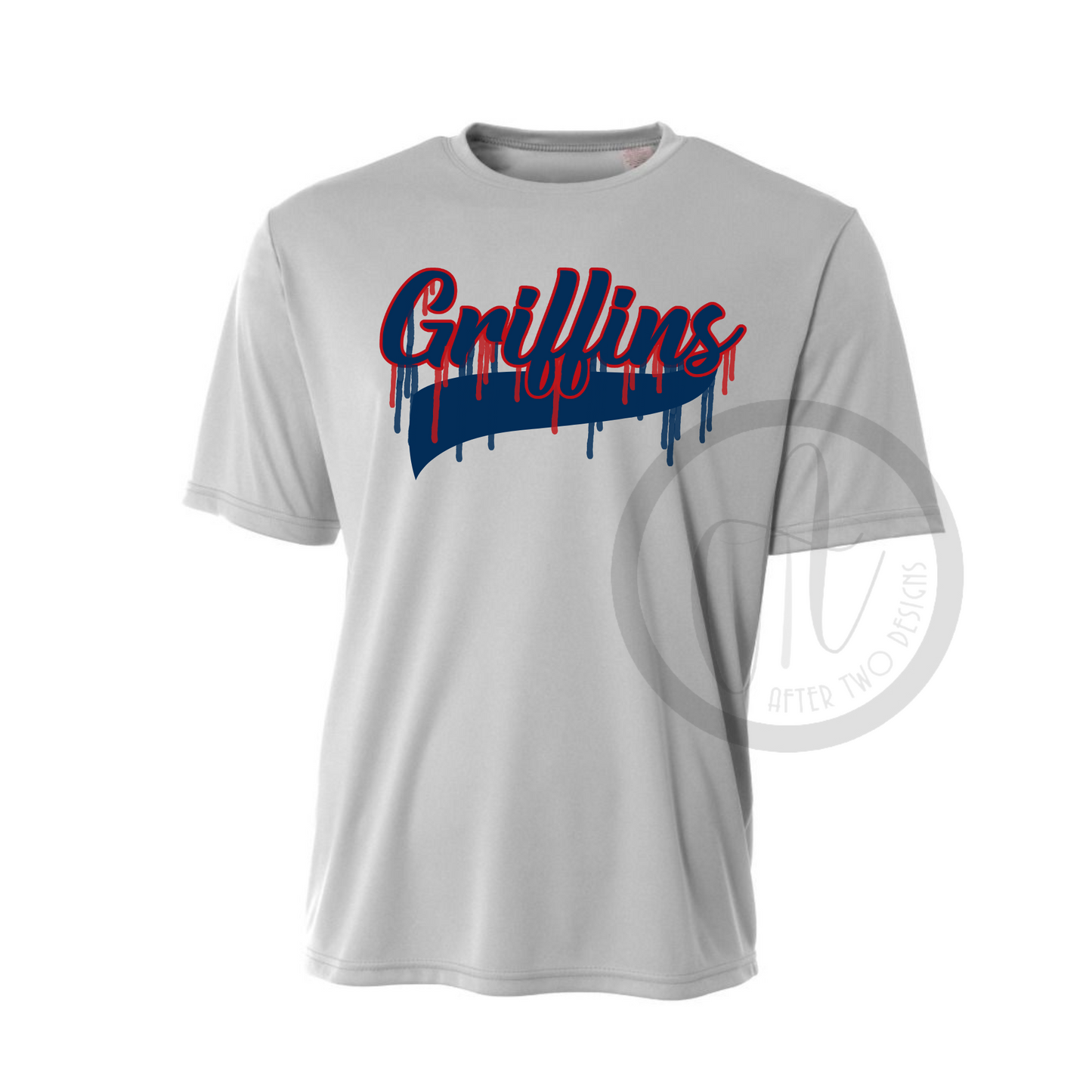 Grey Griffins Drip - A4 Dri Fit PRESALE