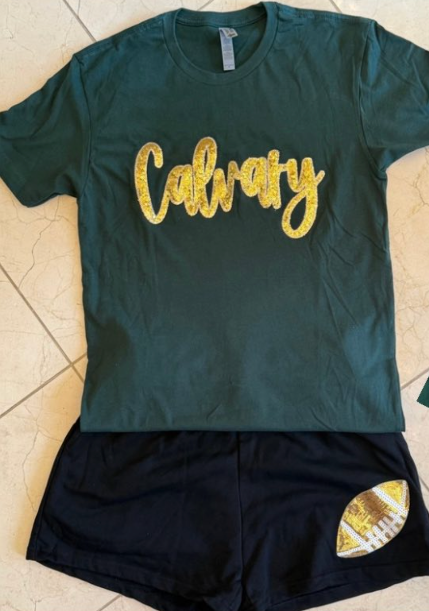 Calvary Sequin Tee