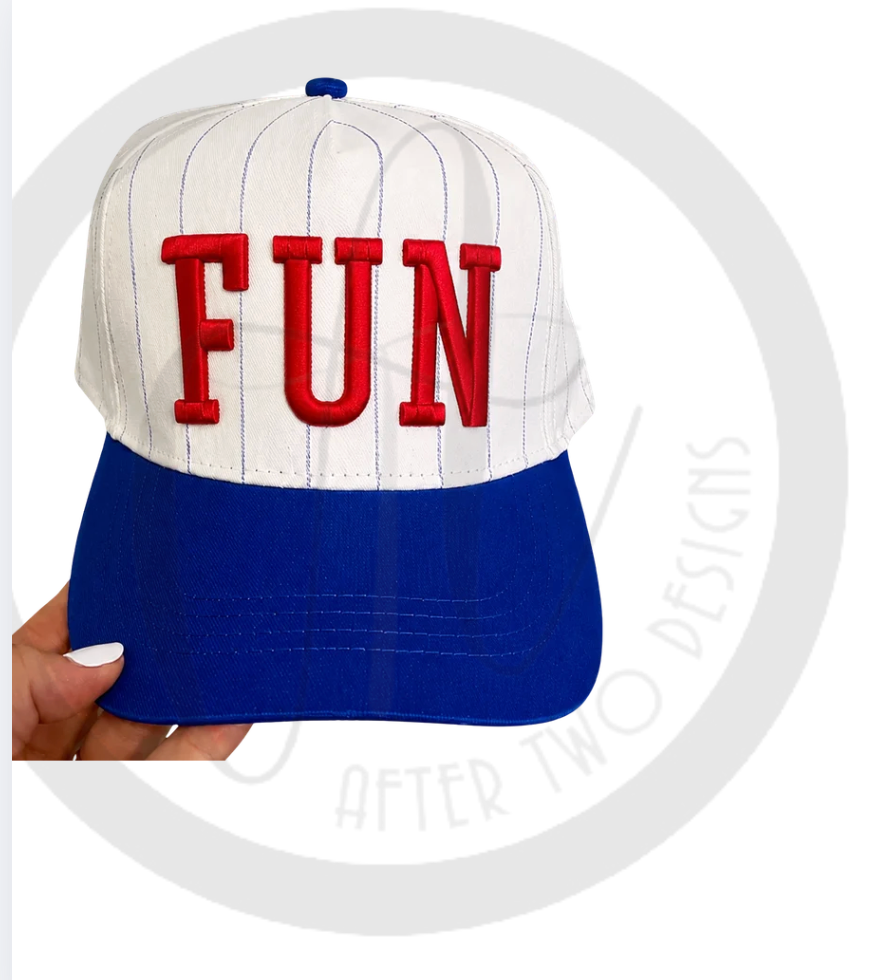FUN Embroidered Hat_PRESALE
