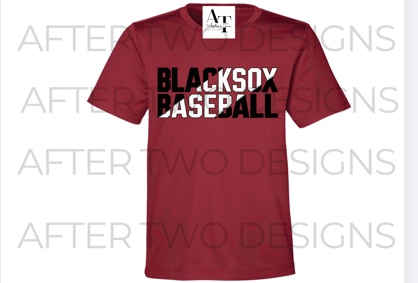 BlackSox Stacked Drifit Tee - MTO