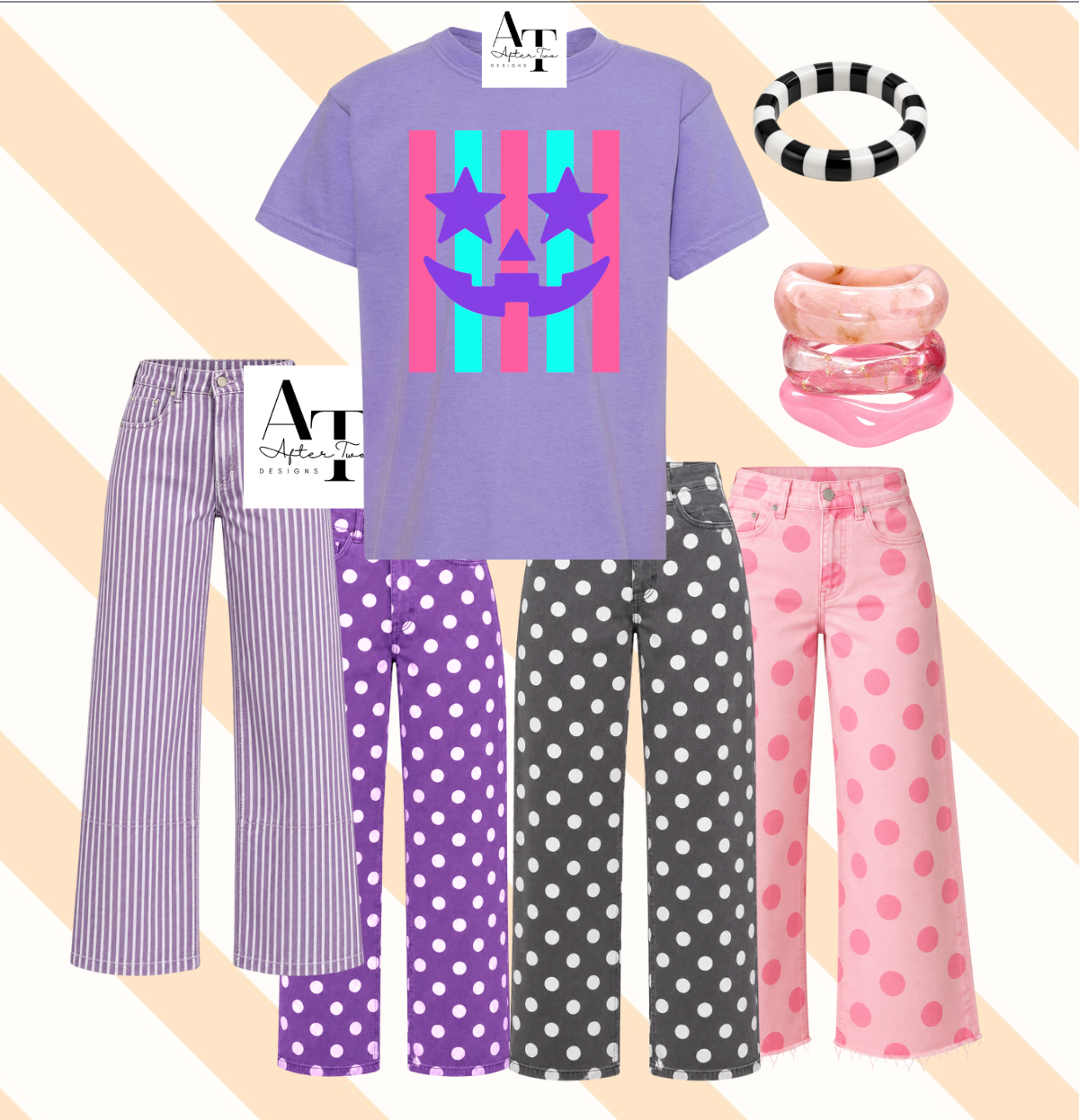 YOUTH Starry Stripes Tee Comfort Colors- MTO