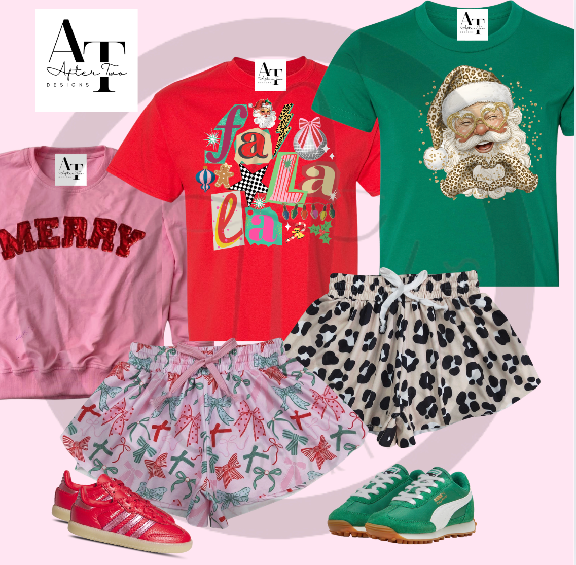 Leopard Bow Shorts PREORDER