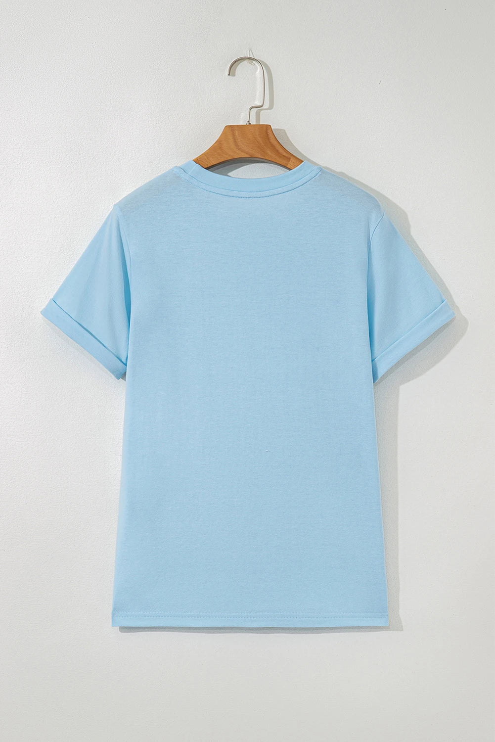 Blue glove patch sequin tee IN STOCK