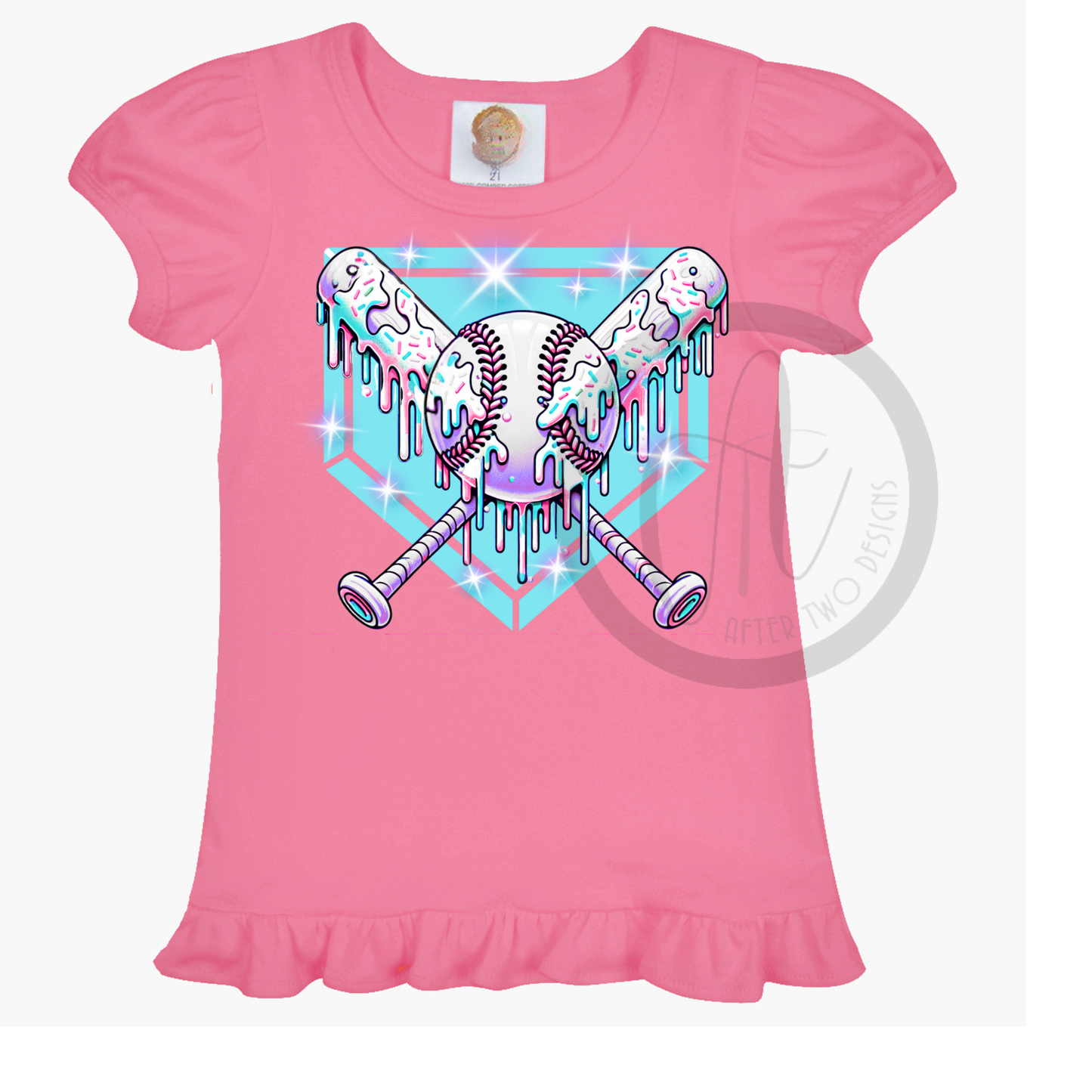 Ruffle Baseball Drip