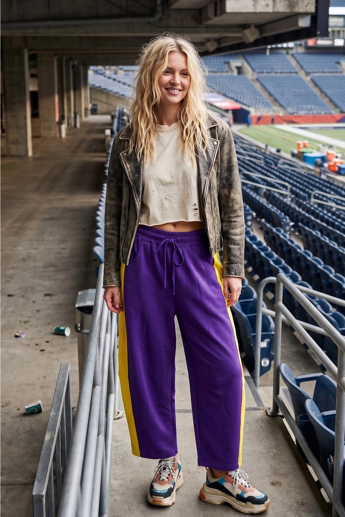 Scuba Side Panel Gameday Relaxed Pants - IN STOCK