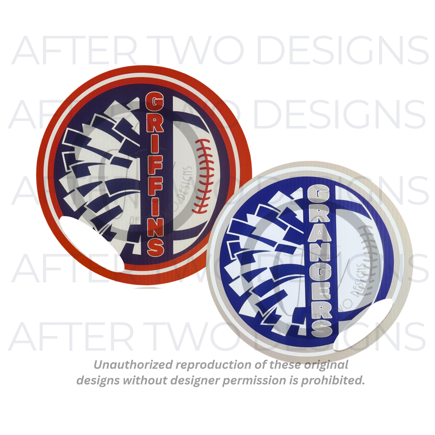 Cheer+Football Team Fan Front and Back