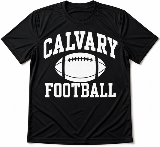 Calvary Black Football Stacked - MTO