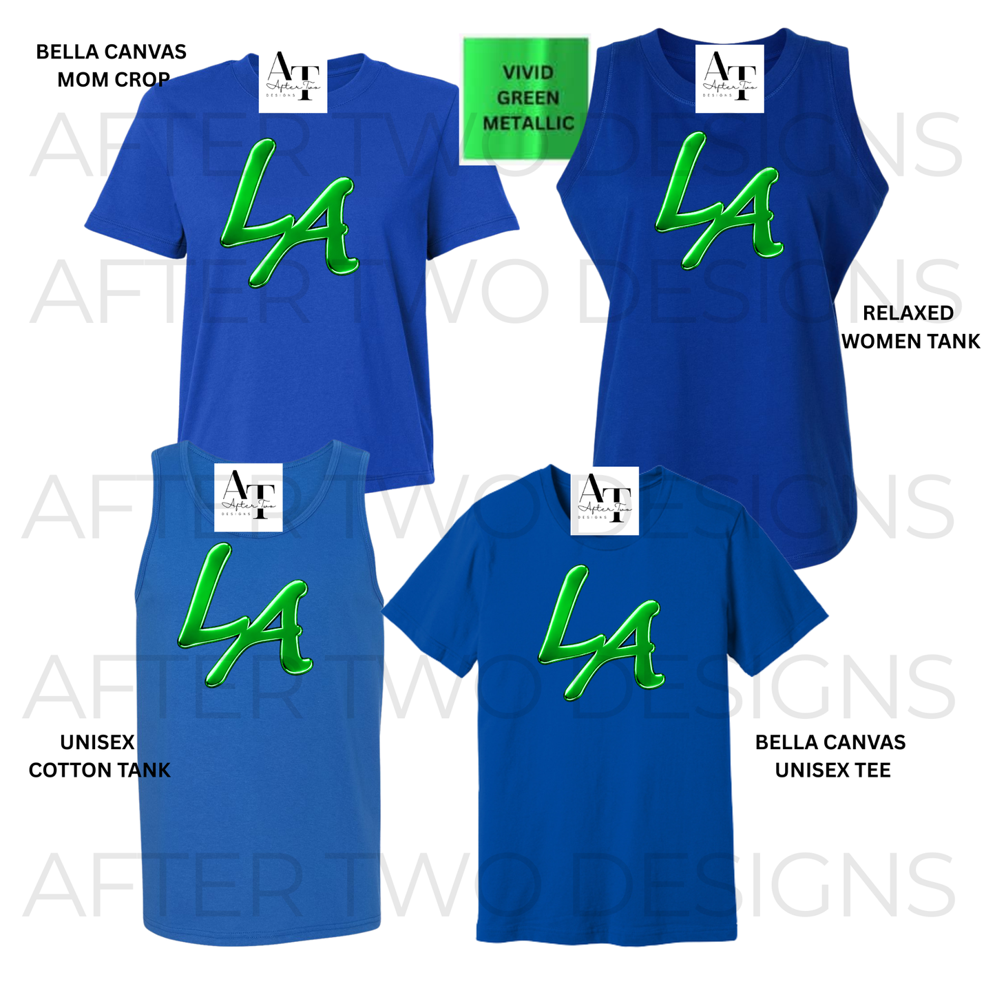 Metallic Green LA Women - PRESALE