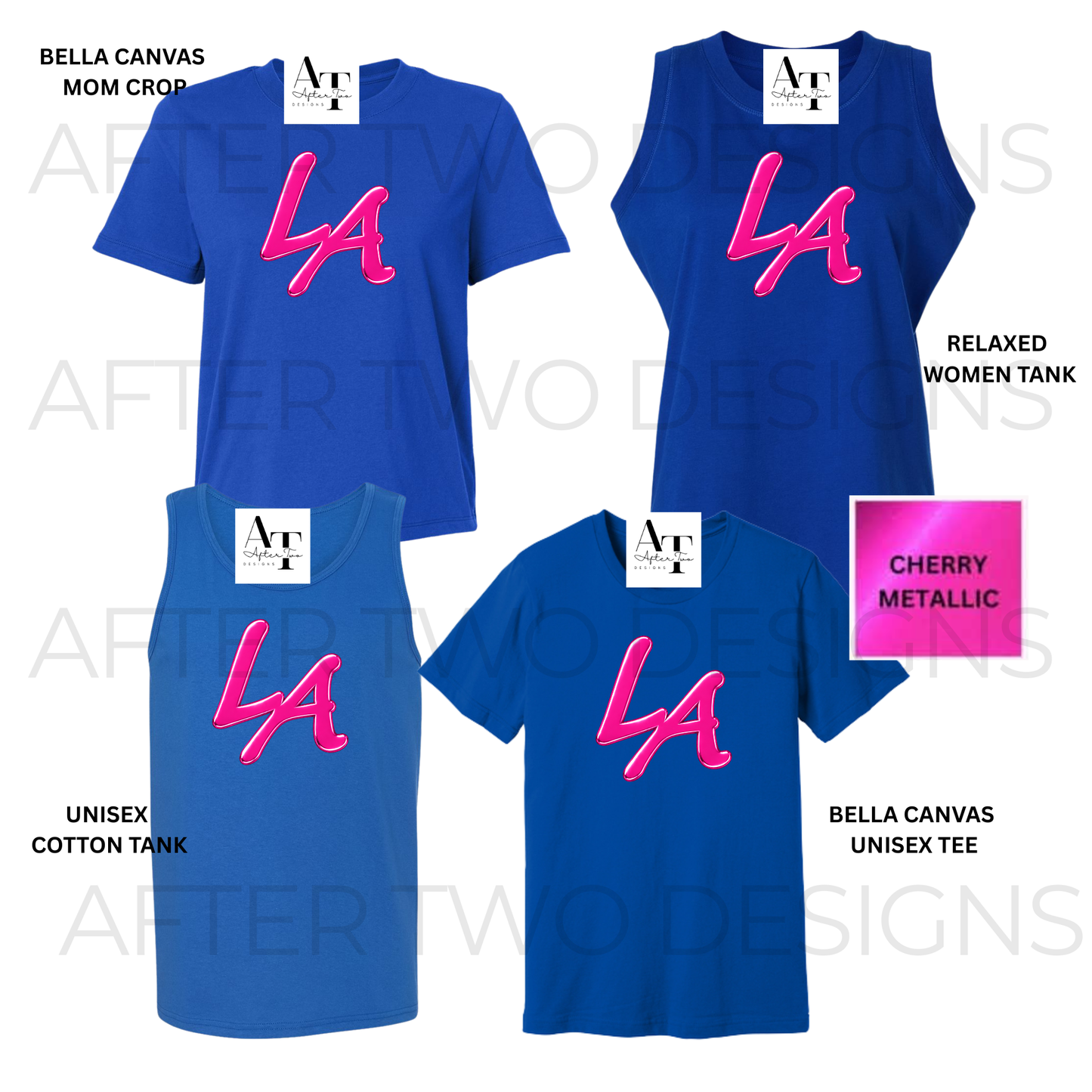 Metallic Pink LA Women - PRESALE