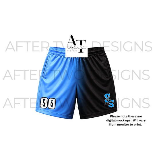 Stickmen Ombre Shorts - PRESALE
