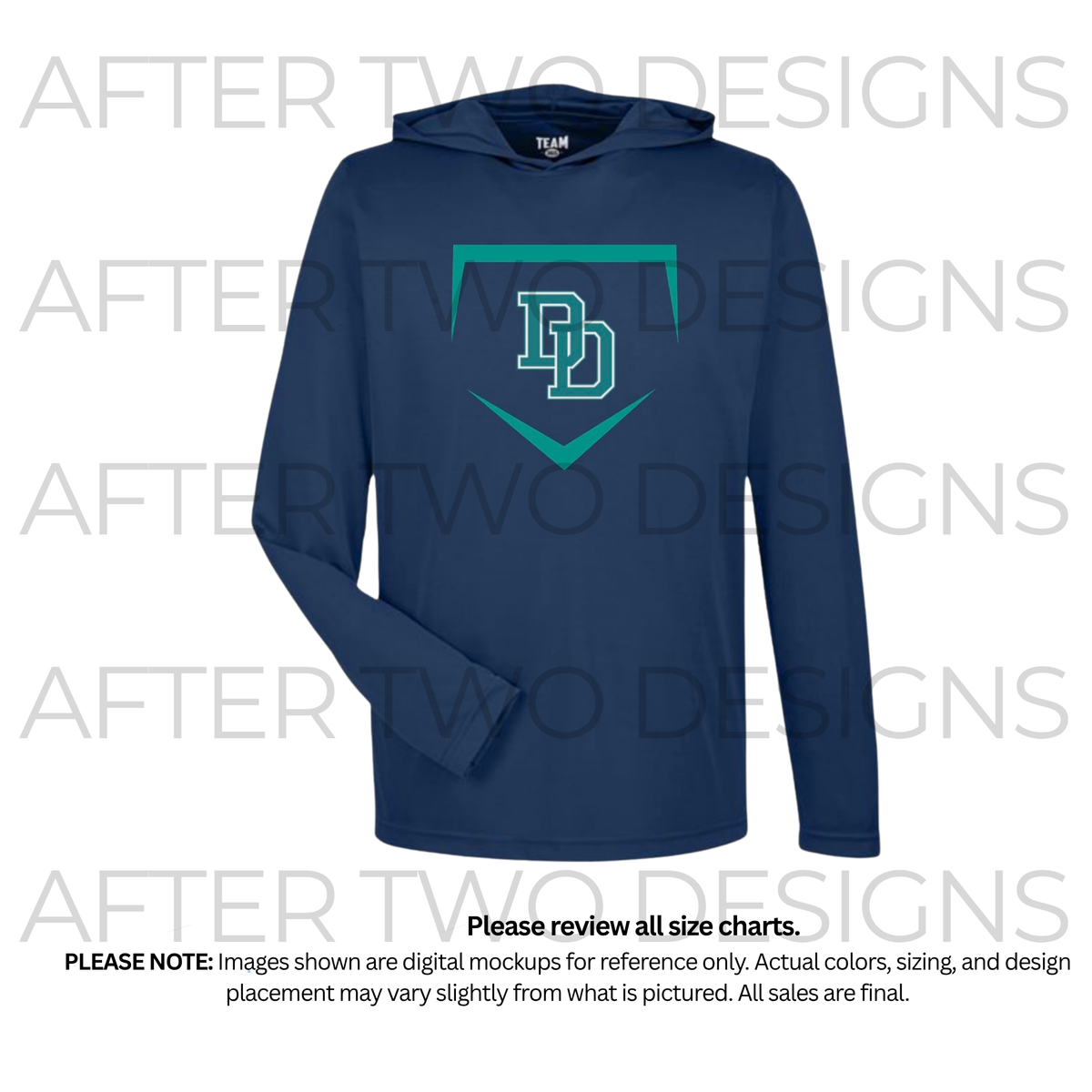 DDawgs Plate LS Drifit Hooded Tee A2D - PRESALE