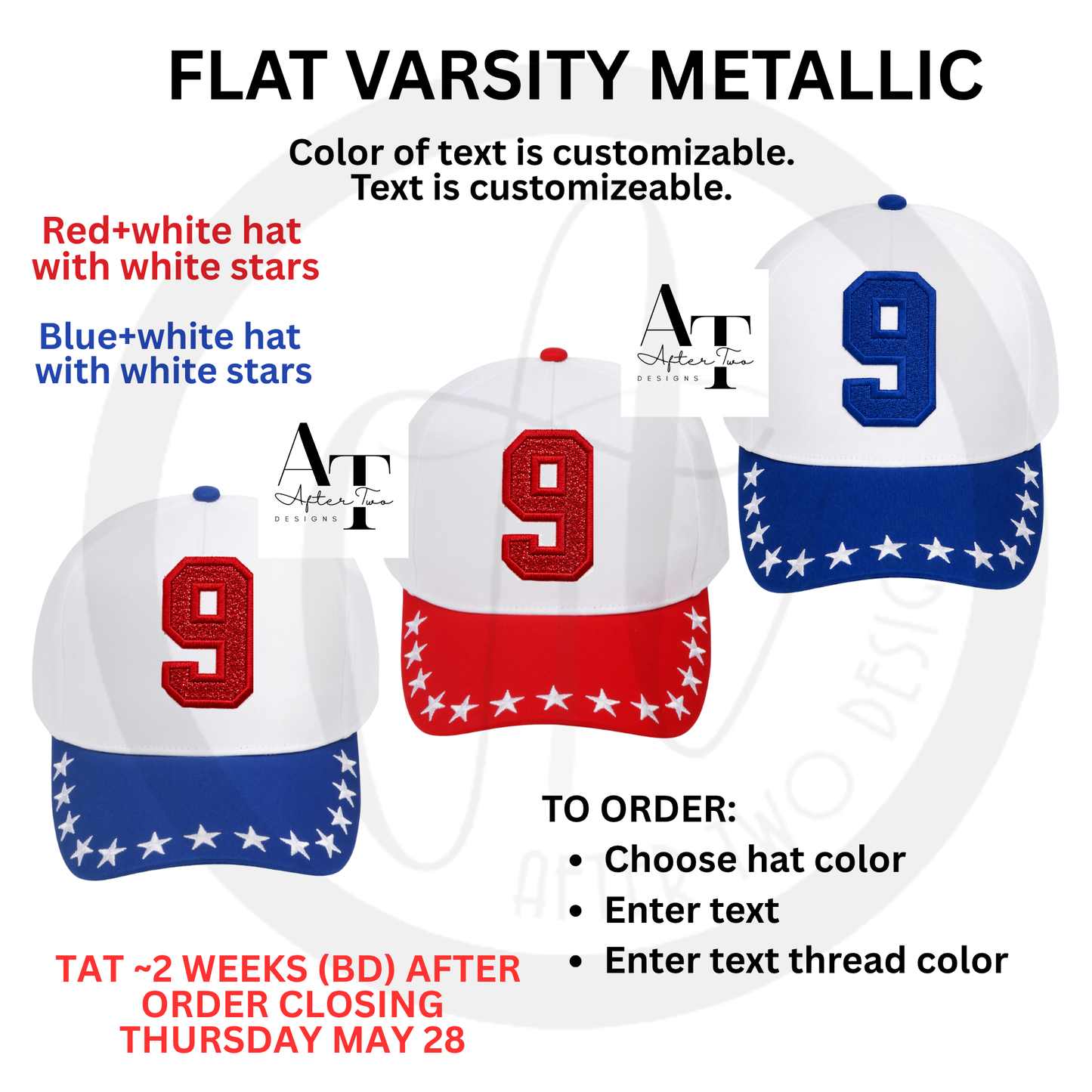 Stars Snapback Hat # Metallic PRESALE Round 3