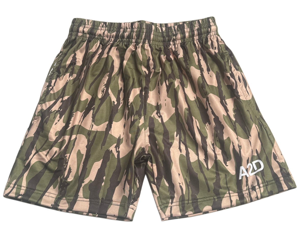 Camo Athletic Shorts - IN STOCK