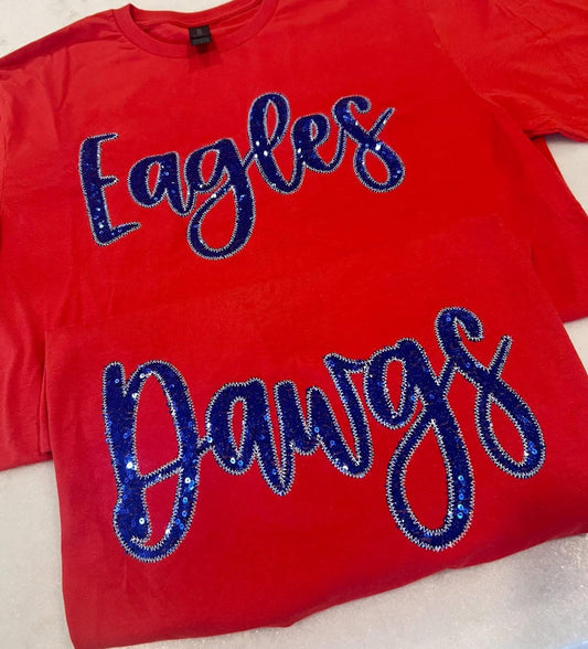 Eagles Sequin Tee IN STOCK