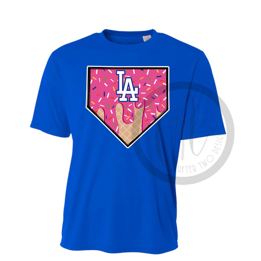 LA Pink Plate - A4 Dri-Fit