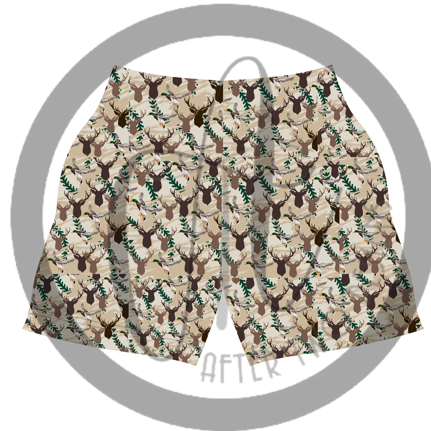 DUCKS BUCKS DOUBLES Shorts- PRESALE