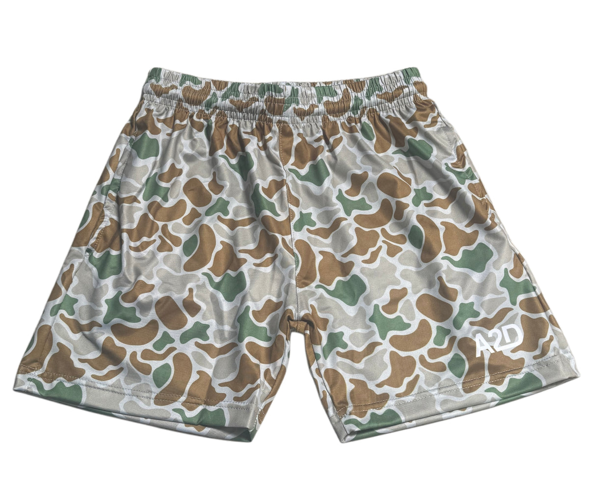 Camo Athletic Shorts - IN STOCK