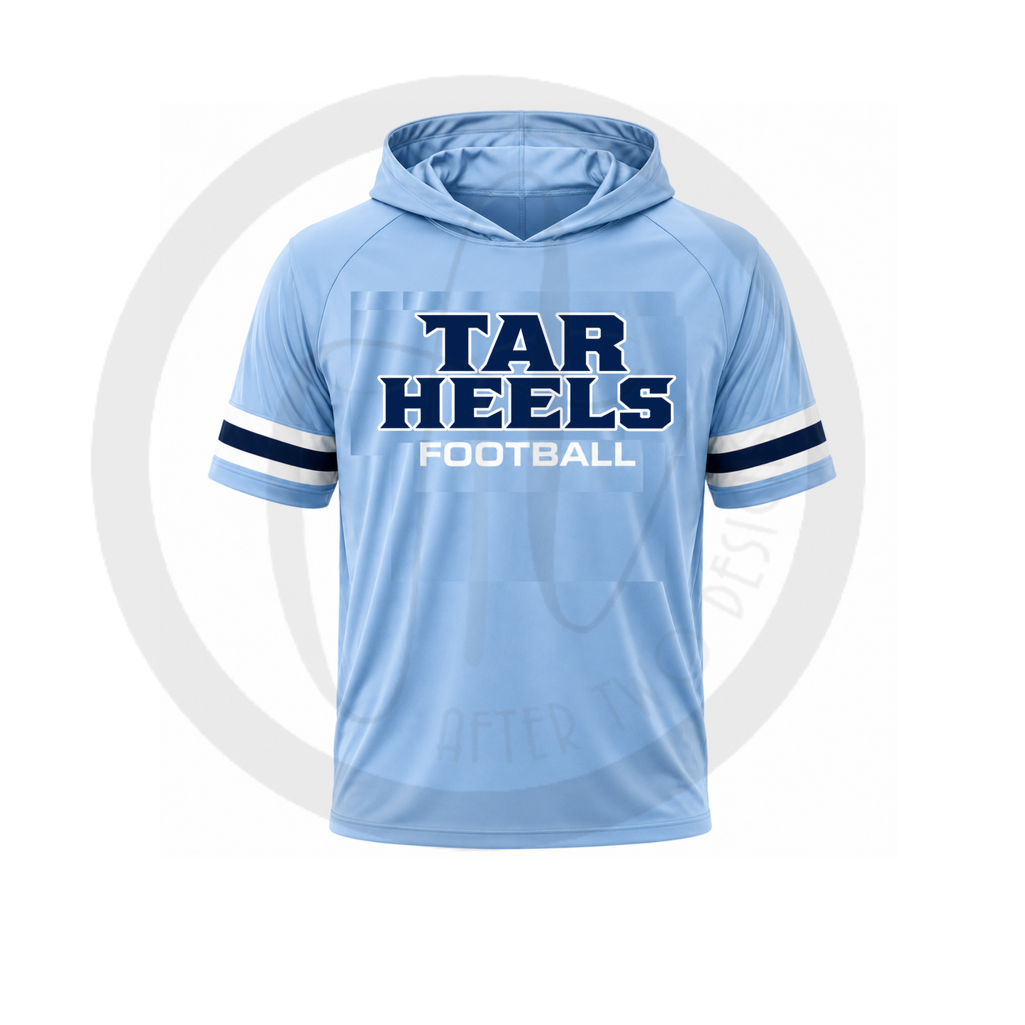 Tar Heels Hooded A2D  Drifit - PRESALE