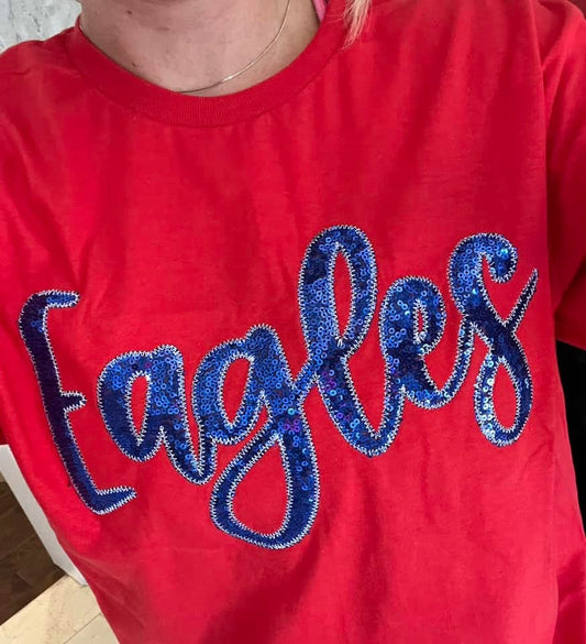 Eagles Sequin Tee IN STOCK