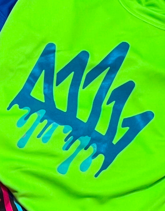 Crown Drip - A4 Dri Fit Lime