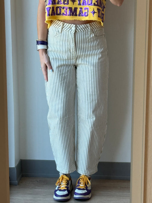 Striped Jeans - IN STOCK