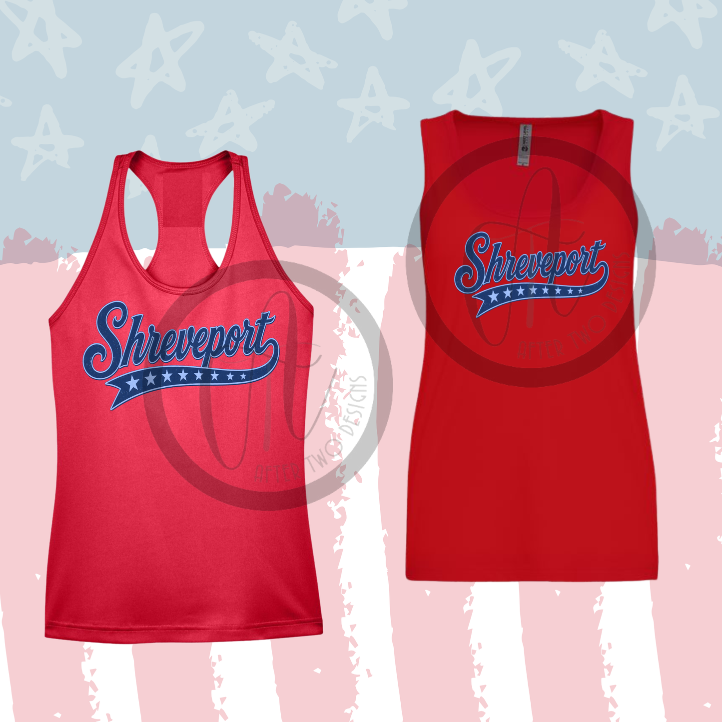 Red Shreveport Tank